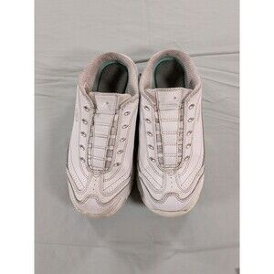 Skechers Sport D'Lites Bright Sky Slip-On Mules White/Silver Womens Size 6